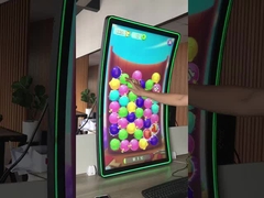 Grado Industrial Exterior LCD touchscreen Monitor 32 ̊C Tipo LED Halo Curva Display Alto brilho