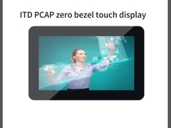 Zero Bezel Industrial touch screen monitor, alta definição 55 polegadas LCD monitor