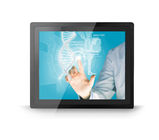 15'' Industrial Touch Screen Monitor Panel / Embedded Mount With 10 Multi Touch Points