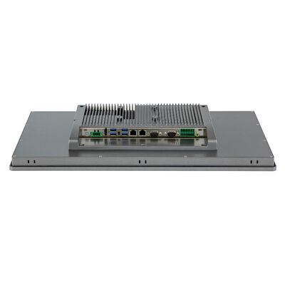 24" Industrial HMI Panel PC for Factory Automation Rugged Touchscreen Computer with IP65 Protection & Multi-Protocol Industrial I/O fanless all-in-one