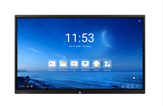 Industrial 75inch IR Touch Screen AiO PC Monitor With X86 System Android OS For Exhibition