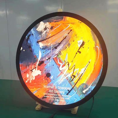 ITD 23.6''Rond touchscreen LCD AIO Display High Brightness 1920×1080 Grade industrial para aplicações ao ar livre, tais como totem ao ar livre, quiosque ao ar livre, automação de fábrica, militar, transporte.