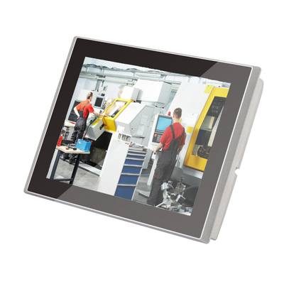 12.1''Embedded LCD Rugged HD All In One Fanless Panel PC PCAP Touchscreen com CPU i7-1355U