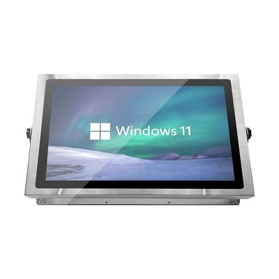 10.1' Industrial Full IP69K PCAP Touch Android / X86 Baseado em painel plano PC Alto brilho Full IP69K aço inoxidável