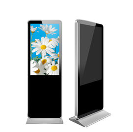 All In One Lcd 55" Digital Signage Displays Floor Stand Android Totem Kiosk