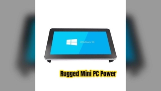 PC industrial com painel de toque pcap sem ventilador