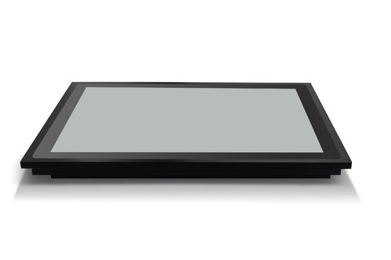 Aluminum Alloy Pure Flat Bezel IP65 Front Resistive Pcap Touch Industrial PC Panel Mounted PC