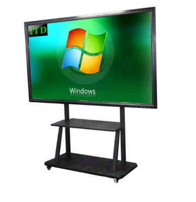 75'' Industrial LCD Interactive Whiteboard HD All In One Fanless Touchs PCAP Andorid J1900