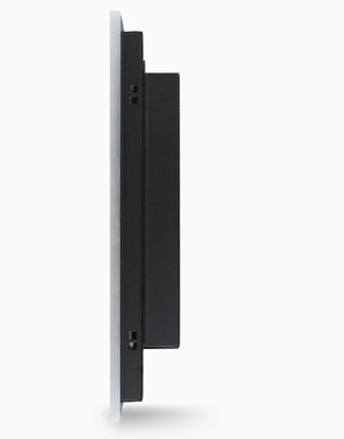 Aluminum Alloy Pure Flat Bezel IP65 Front Resistive Pcap Touch Industrial PC Panel Mounted PC